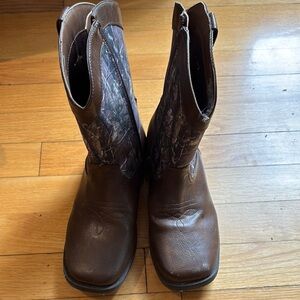 Wonder Nation Kids Boots - Brown and Camouflage